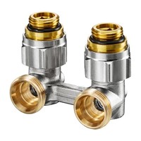 "Oventrop ZB Multiflex Absperrwinkelverschraubung,1/2\" X 3/4\" AußEngewinde,"