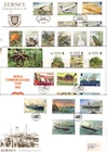 JERSEY -  VARIOUS  FDC'S X10 FROM COLLECTION BX1/10