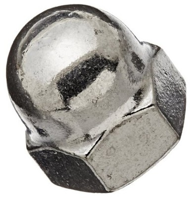 8-8 Stainless Steel Acorn Nut, Right Hand 1/2 inches 1 1 3/16 Inches 3/4''-10