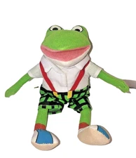 Froggy Plush 7 inch Doll Out of Production Jonathon London Frog Book Buddy