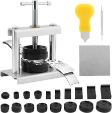 Watch Press Tool Set - Case Closer with 18 Molds, Crystal Press, Battery Replace