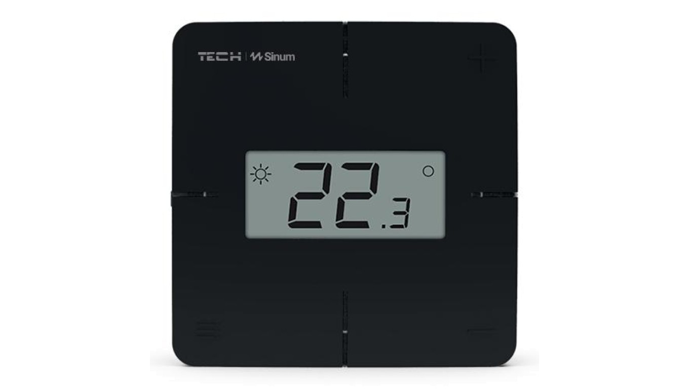 ТЕХНИЧЕСКИЙ регулятор R-X - pokojowy do listwy L-X и L-12 przewodowy черного цвета