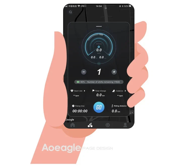 WHEELTOP app main screen