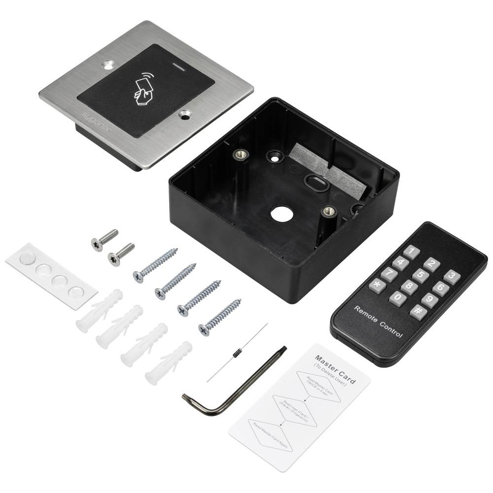 Clavier à code étanche IP66 Sygonix avec lecteur RFID pour extérieur - 4