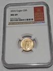 2026  $5  1/10 oz Gold Eagle Coin NGC MS69