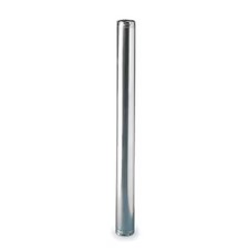 Ameri-Vent 6E3 Gas Vent Pipe, 6 In Id X 3 Ft L, Snap Lock, 26 Ga Galvanized
