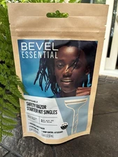 Bevel Essentials Disposable Safety Razor 3 sets 1 Razor ea Shave Gel & Bump Cont