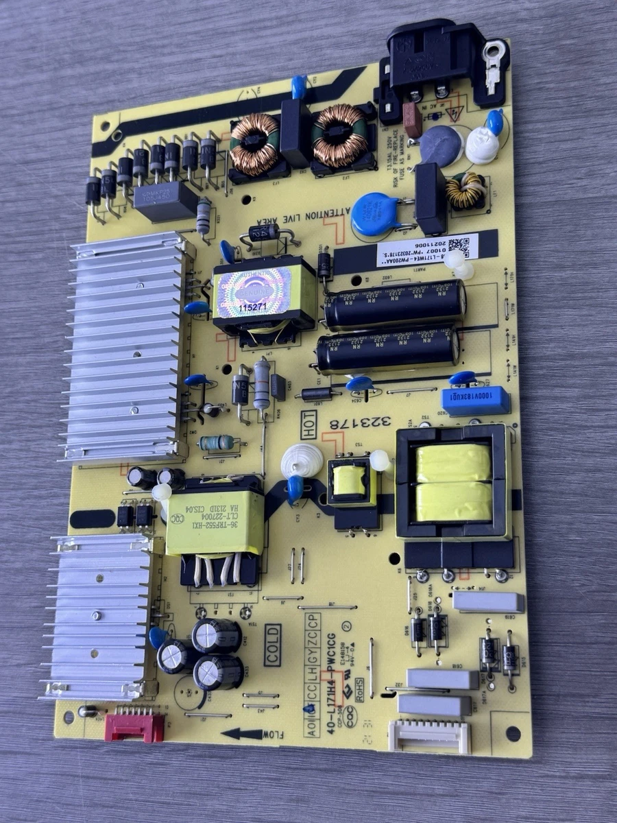 Carte D’alimentation Pour TV TCL 55C636 – 40-L17CW2-PWC1ZG, D’occasion Testée