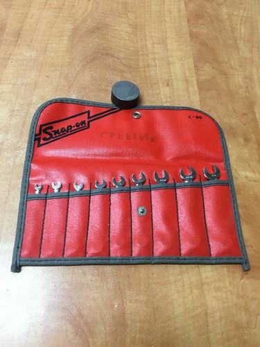 Snap On C90 9pc 1/8"- 3/8" Ignition Wrench Set 6pt READ 7/32" is 12pt
