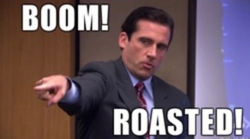 Framed The Office Boom Roasted Michael Scott Dunder Mifflin Stress Relief Gift - Picture 2 of 3