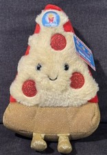 NEW FAO Schwarz Glow Brights Plush Pizza Slice Toy LED Lights Sound 11 NWT