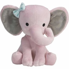 Bedtime Originals Twinkle Toes Pink Elephant Plush Hazel