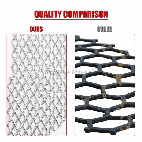 Chrome Fairing Mesh Grill Side Vent Screen For Harley Road Glide FLTR 2015-2023 - Picture 10 of 23
