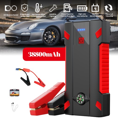 Power Booster Pack Jump Starter Box Charger Battery Portable Heavy Duty Auto Car eBay