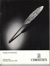 Christies - Antique and Fine Jewelry - October 5 1989