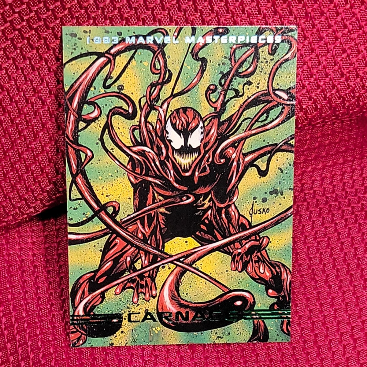 CARNAGE Marvel Masterpieces vintage comic card #19 jusko Spider