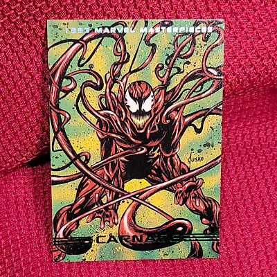CARNAGE Marvel Masterpieces vintage comic card #19 jusko Spider