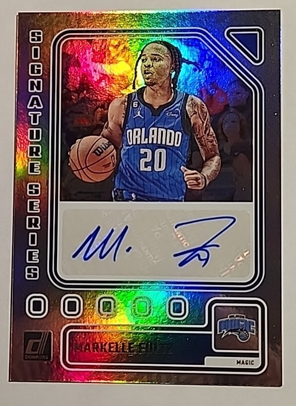 2023-24 Panini Donruss - Signature Series Markelle Fultz #SS-MFO