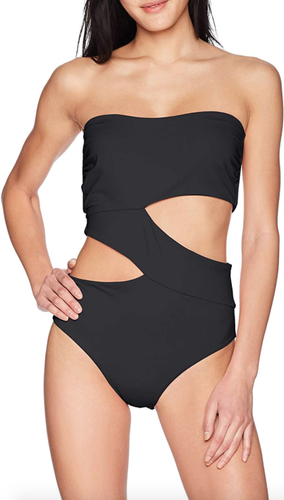 Volcom Black Women's Simply Seamless One Piece Swimsuit Size S L70256 - Picture 3 of 3
