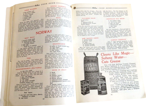 McNess Recipes from Round the World Cook Book Vintage Champion Baking Paperback - Picture 6 of 12