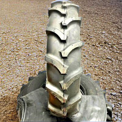TWO 7-16 7x16 Backhoe Compact Tractor Farm Tires AG R-1 W/Tubes Heavy ...