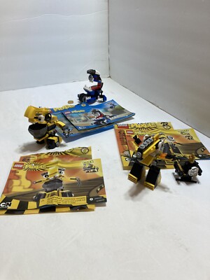 Lego Mixels Lot #41546 FORX #41547 WUZZO #41556 TIKETZ W/ Manuals & Bags