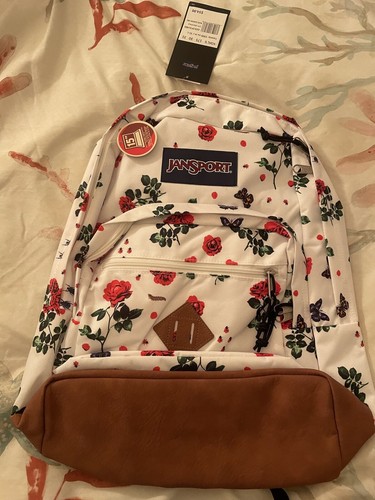 JanSport backpack rose garden | eBay