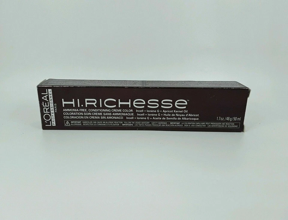 LOreal Hi.RICHESSE COLOR DE CABELLO SEMIPERMANENTE 1,7 oz (SELLADO) (ELIGE EL TUYO) Foto 2 de 2