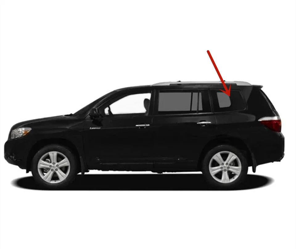 Fit 2008-2010 Toyota Highlander Driver Left Side Quarter Window Glass W/Antenna Foto 2 de 3