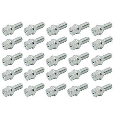 Wheel bolts wheel bolt SW17 M12x1.5 taper thread 22 mm 25 pieces YOU.S original