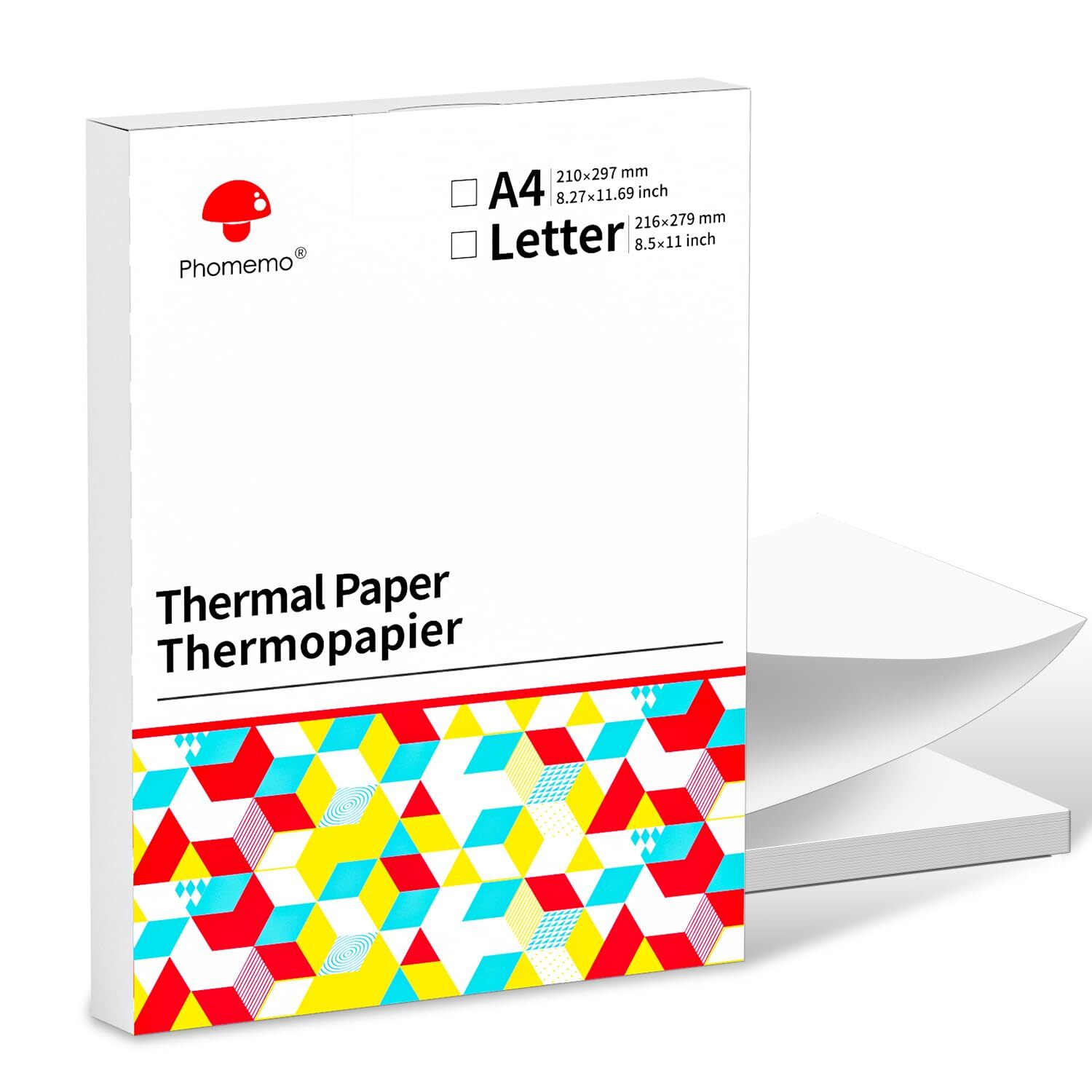 Thermal Printer Paper 8.5 x 11 US Letter Size Paper - Multipurpose Office Whi...