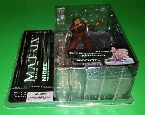 Figurine Matrix Reloaded Niobe série 2 McFarlane 2003 neuve film scellé MOC - Photo 10/10