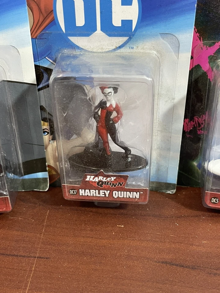 DC Comics Nano Metalfigs фигурка Харли Квинн Джокер DC 2017 Jada игрушки лот из 4 - Изображение 3 из 4