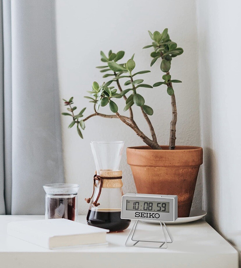 Seiko Olympia Limited Edition Mini Marathon Alarm Clock, SILVER