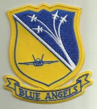 BLUE ANGELS U.S.NAVY PATCH AEROBATIC TEAM FIGHTER AIRCRAFT PILOT READ FULL AD