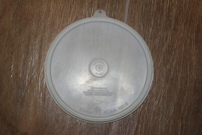 Vintage Replacement Tupperware Tupper Seal Lid! 227-6. Clear.  5 3/4''. VGUC