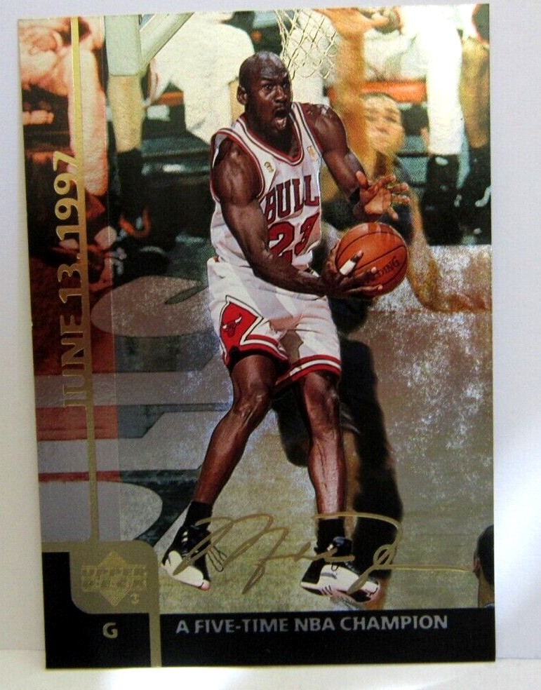 Gatarade  マイケル ジョーダン サイン入りバスケットボールJORDAN MICHAEL JORDAN 2000 Upper Deck Gatorade 3.5x5 Oversized