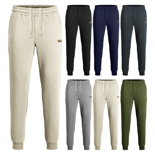 2-Piece Men's Soft Cozy Comfy Fleece Jogger Pants for Lounging & Casual Wear - 第 1/16 張圖片