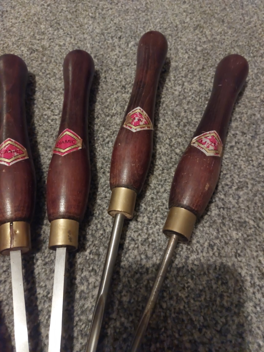 Henry Taylor Diamic Mini Woodturning Tools Chisels eBay