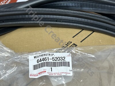 Toyota 64461-52032 OEM Genuine Weatherstrip Luggage Compartment