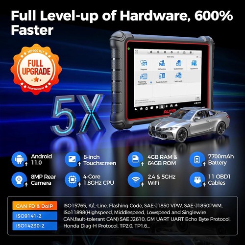 2025 Autel Maxisys MP900-TS PRO Full TPMS Car Diagnostic Scanner Tool Key Coding - Picture 40 of 59