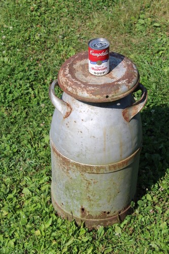 Antique Dairymens Metal Milk Can Primitive Americana Farmhouse Country Decor - Picture 15 of 20