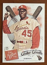 2019 Topps Allen Ginter Greats Insert BOB GIBSON #GG-11 HOF Cardinals