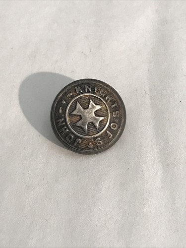 Antiker Knights of St John Uniform Knopf - Waterbury Button Co. A42