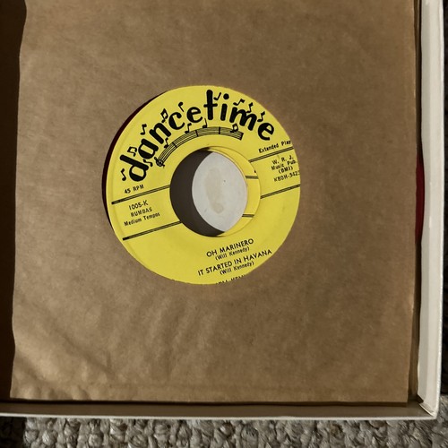 VTG Will Kennedy Dancetime 1001-K Album *9 45RPM Records Arthur Murray Set Of 10 - Picture 8 of 12