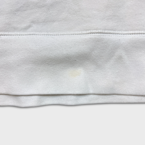 Tommy Hilfiger Sweatshirt Mens Medium White Spell Out Fleece Pullover Crewneck - Picture 5 of 10
