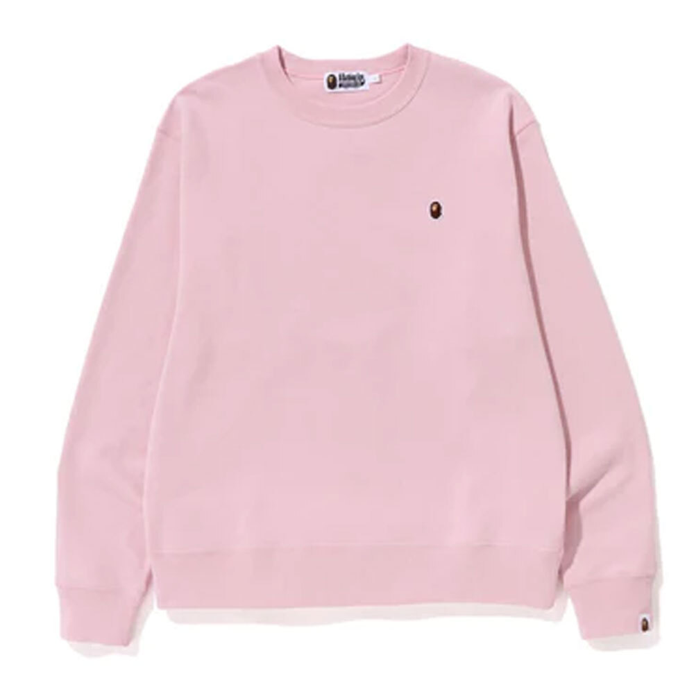 トップス APE HEAD ONE POINT WIDE CREWNECK L APE HEAD PNE POINT CREWNECK