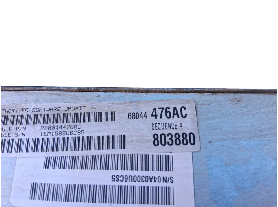 *Programado VIN* 2009 Dodge Durango 4,7 ECU PCM módulo de control del motor 68044476 Foto 2 de 4
