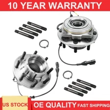 2XFront Wheel Hub & Bearings Assy for Ford F-250 Super Duty F-350 Super Duty 4x4