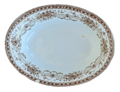 Colonial Pottery Stoke England Blenheim China serving vegetable bowl, 9'' l